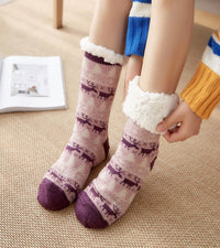 Chaussettes Polaires Renne de Noël