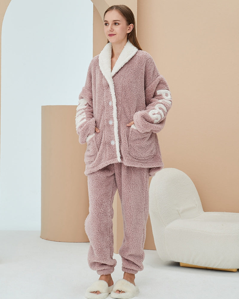 Ensemble Pyjama Peluche Femme - Main Image