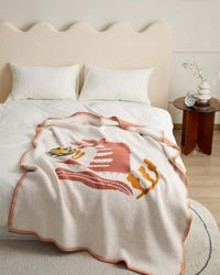 Plaid Polaire Motif Amusant