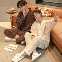Pyjama Couple Matière Pilou Pilou