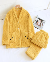 Pyjama Laine Jaune