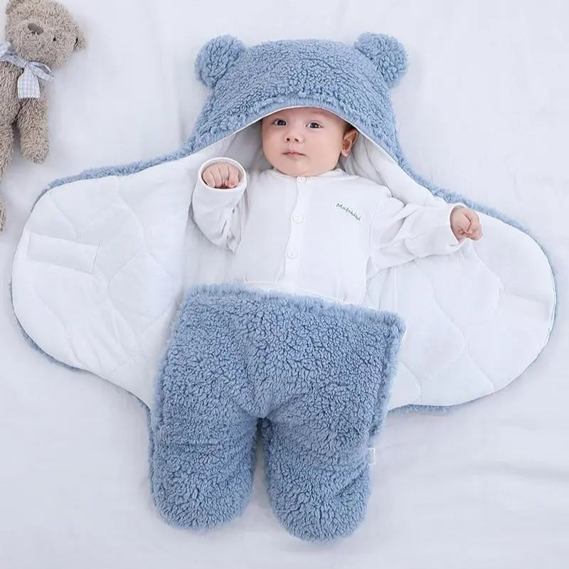 Couverture En Coton Pour Bébé - Sac De Couchage Ou Enveloppe, Flanelle Douce, Taille ~55x29 Cm | Pour Dormir, Garçon Ou Fille - 13