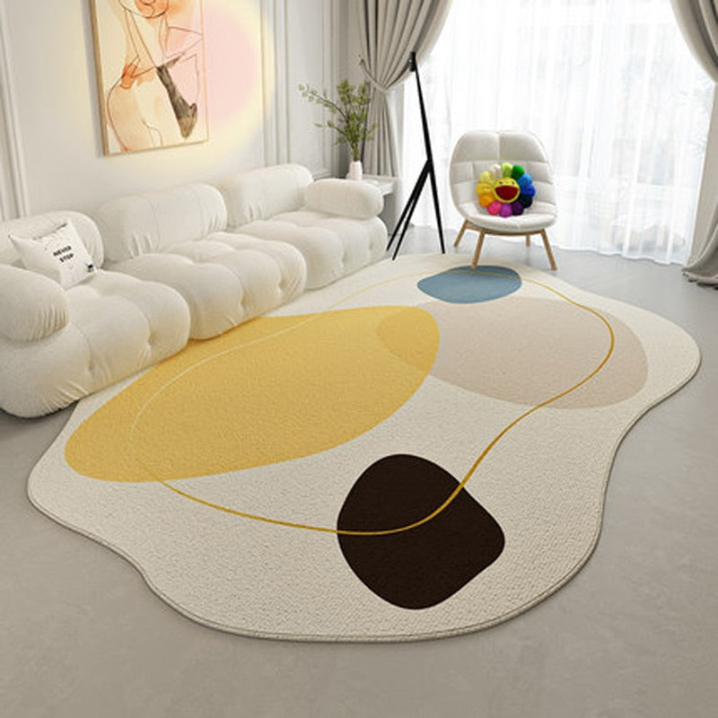 Tapis Mousse Irrégulier - Lavable, Antidérapant, Décoration Nature Pour Chambre Ou Salon - 3