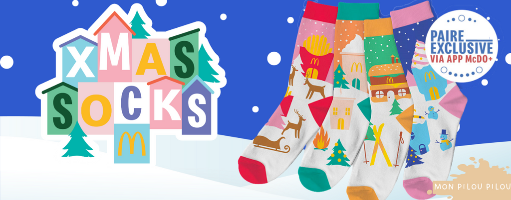 Chaussettes Mcdo Noel 2025 Les Chaussettes Mcdo à 1 € Pour Un Menu Best-of Acheté 13 Chaussettes Mcdo : La rencontre ultime entre style et gourmandise