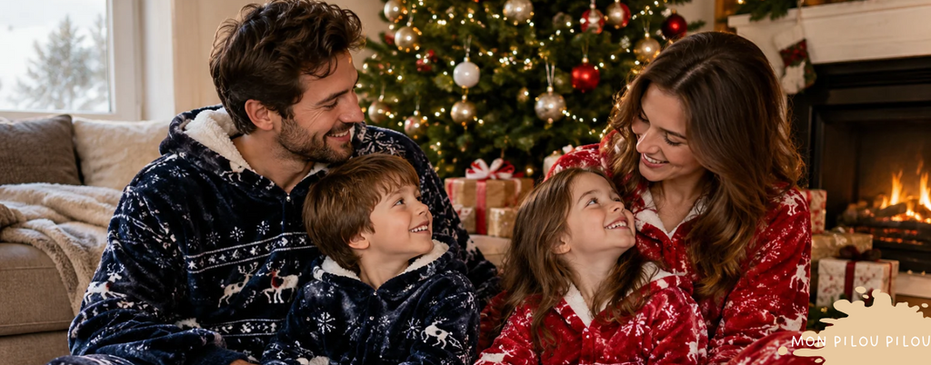 Les meilleures tenues pilou pilou pour Noël en famille
