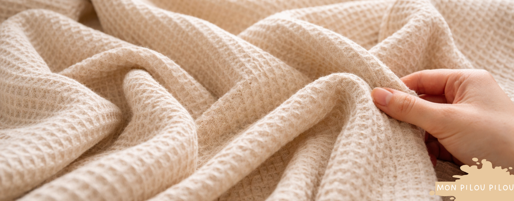 Tissu waffle : Qu'est-ce que c'est et pourquoi on en raffole ?