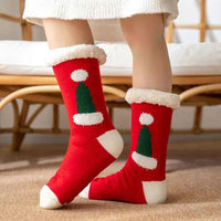 Chaussettes de Noël Femme Doublées Polaires