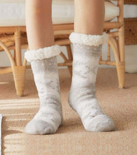 Chaussettes Pilou Pilou Hiver Femme - Lot De 6 Paires - Thermiques Et Moelleuses - Taille Unique 36-42 - Cadeau Noël