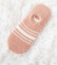 Chaussettes Pilou Rayées Rose