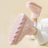 Chaussons Pilou Fourrés Rose