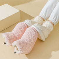 Chaussons Pilou Fourrés Rose