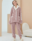 Ensemble Pyjama Peluche Femme