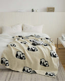 Plaid Flanelle Motif Panda