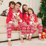 Pyjama de Noël Famille Rouge