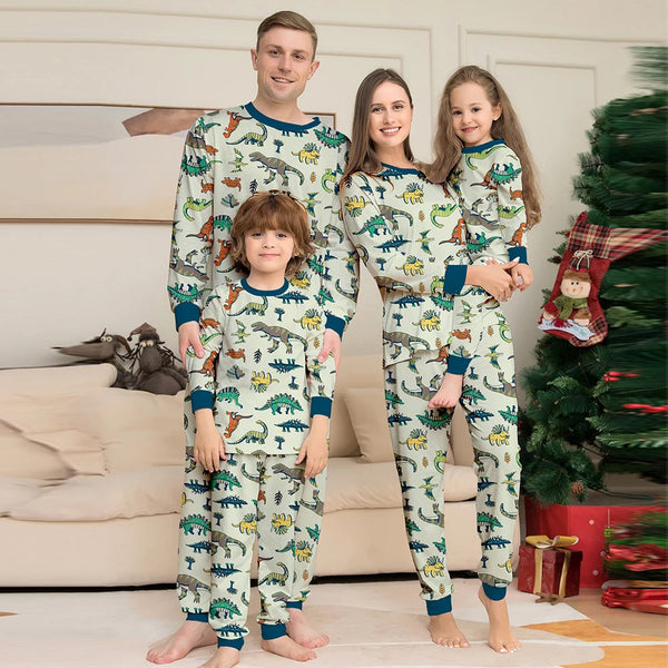 Pyjama Famille Motif Dinosaure