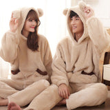 Pyjama Ours Velours Couple