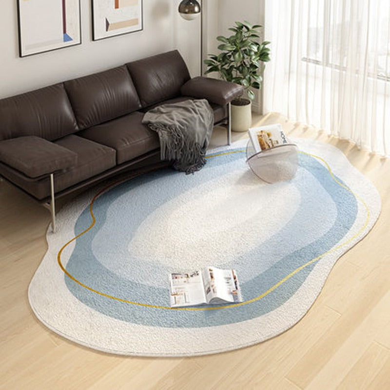 Tapis Mousse Irrégulier - Lavable, Antidérapant, Décoration Nature Pour Chambre Ou Salon - 10
