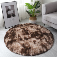 Tapis Rond Pilou Tie and Dye