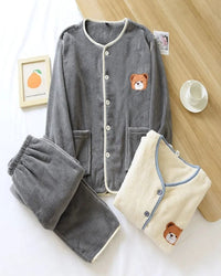 Pyjama Sherpa Motif Nounours