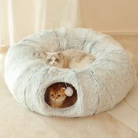 Coussin Tunnel Pilou Chat