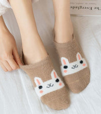 Chaussettes Pilou Pilou Lapin Beige