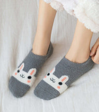 Chaussettes Pilou Pilou Lapin Gris